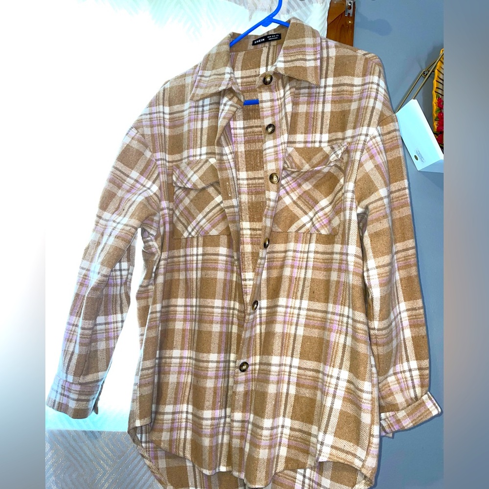 Plaid shirt/jacket